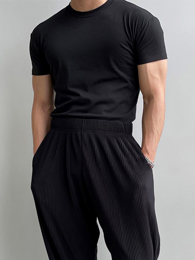 Stretch simple T -shirt or2227