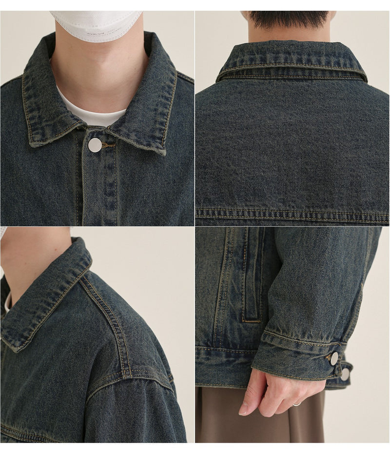 Over -size denim jacket or2717