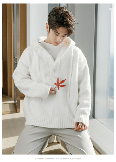 Knit hoodie OR3746