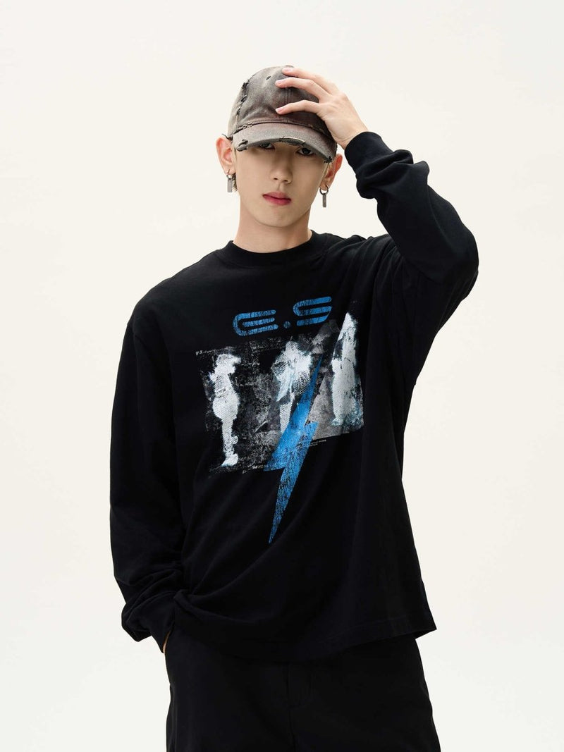 American design long sleeve T-shirt OR3543 - ORUN