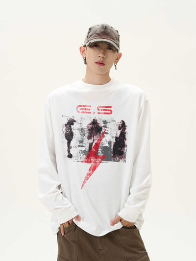 American design long sleeve T-shirt OR3543 - ORUN