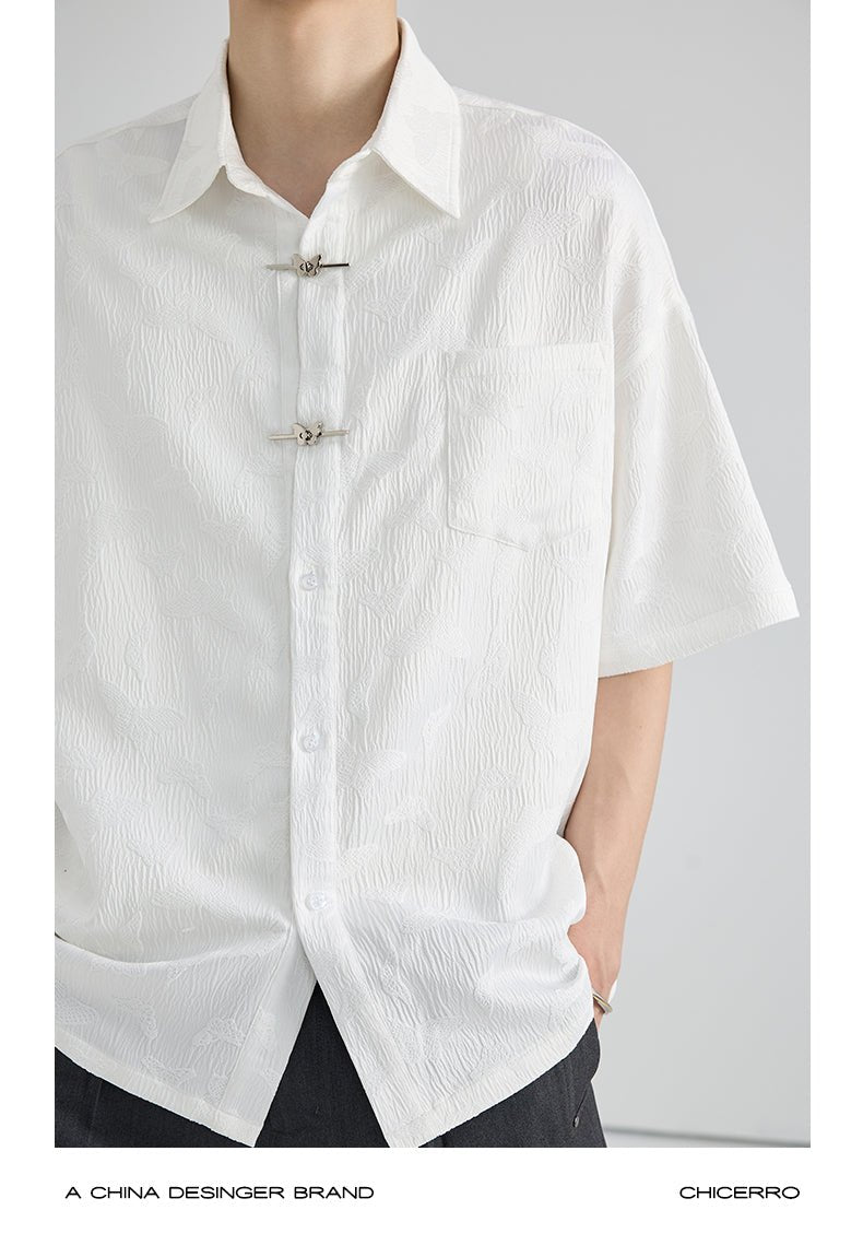 Butterfly short sleeve shirt OR3179 - ORUN