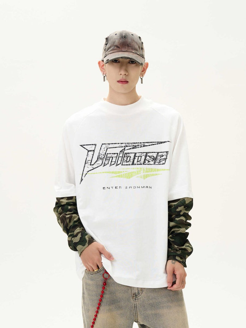 Camouflage fake long sleeve T-shirt OR3544 - ORUN