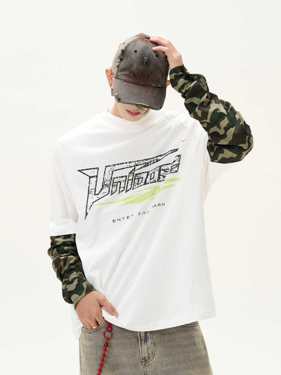 Camouflage fake long sleeve T-shirt OR3544 - ORUN