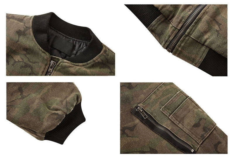 Camouflage pattern cotton blouson jacket OR3986 - ORUN