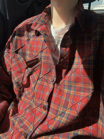 Casual plaid shirt OR3457 - ORUN