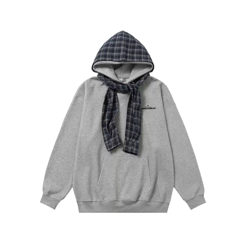 Checked hooded jacket OR4002 - ORUN