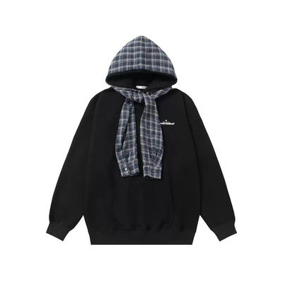 Checked hooded jacket OR4002 - ORUN