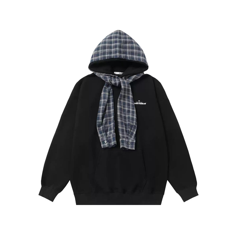 Checked hooded jacket OR4002 - ORUN