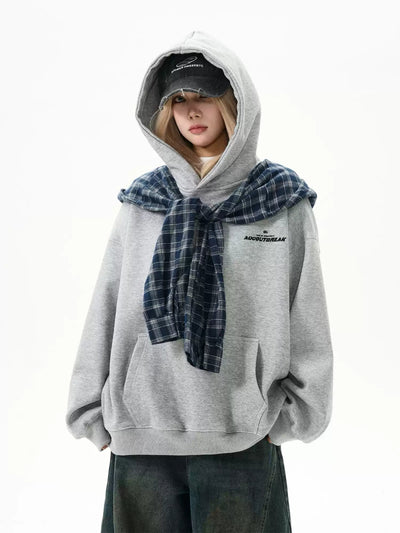 Checked hooded jacket OR4002 - ORUN