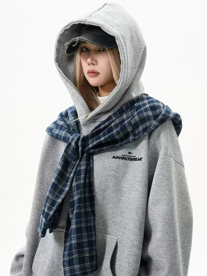 Checked hooded jacket OR4002 - ORUN