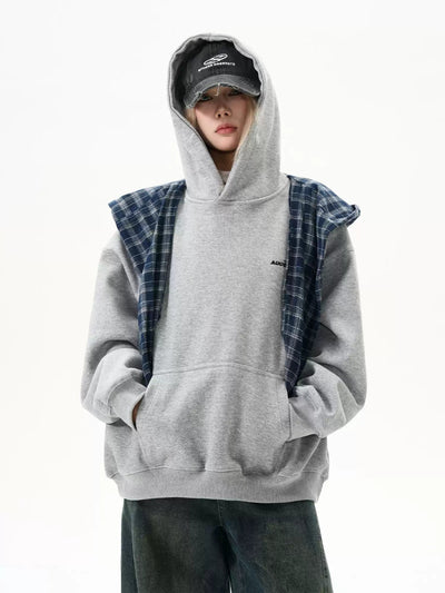 Checked hooded jacket OR4002 - ORUN