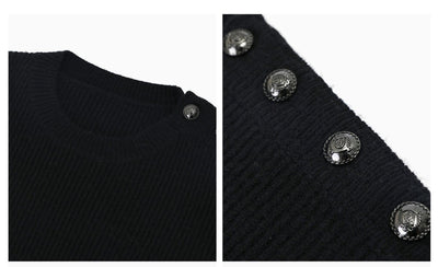 Crew neck knit sweater OR3612 - ORUN