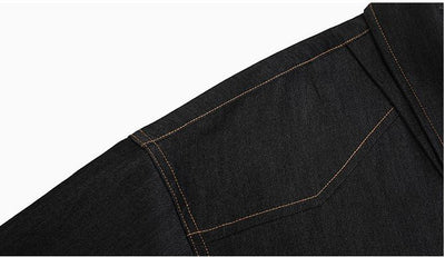 Design denim short sleeve shirt OR3180 - ORUN