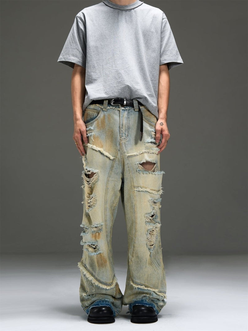 Design straight denim pants OR3302 - ORUN