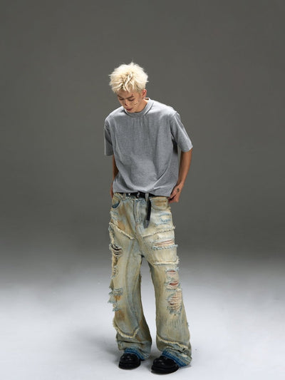 Design straight denim pants OR3302 - ORUN