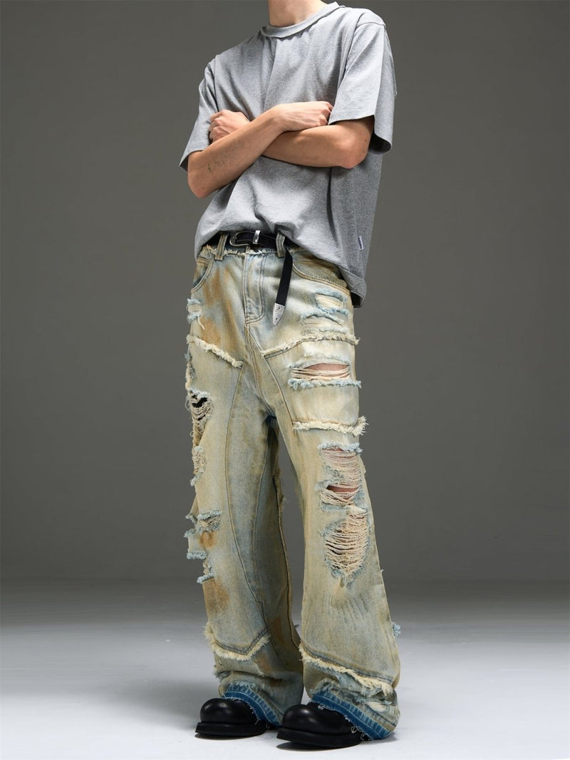 Design straight denim pants OR3302 - ORUN