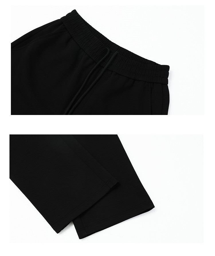 Elastic waist straight slacks OR2828 - ORUN