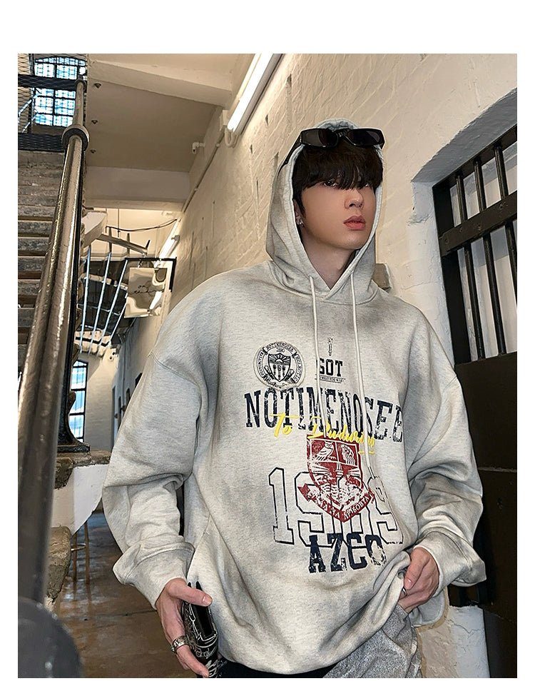 Embroidered logo hoodie OR3962 - ORUN