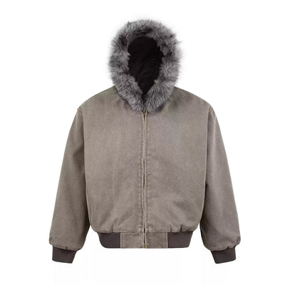 Fur collar cotton coat OR3908 - ORUN