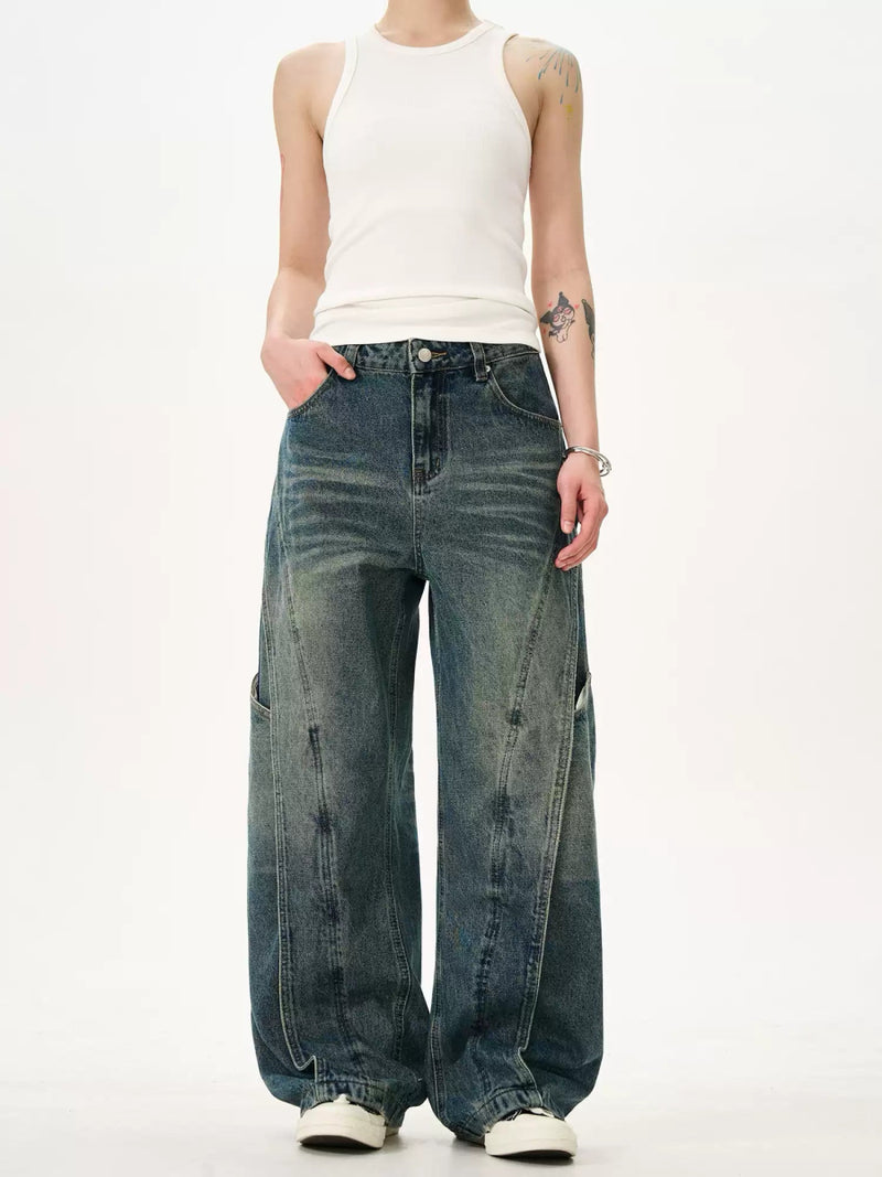 Heavyweight denim pants OR4169 - ORUN