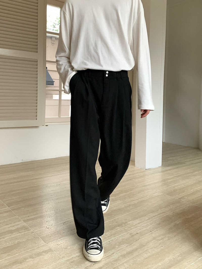 High waist straight slacks OR3585 - ORUN