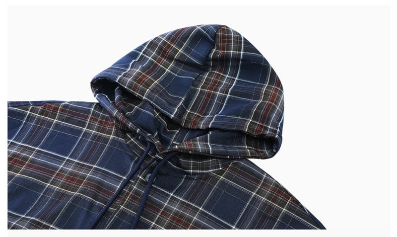 Hooded check jacket OR3413 - ORUN