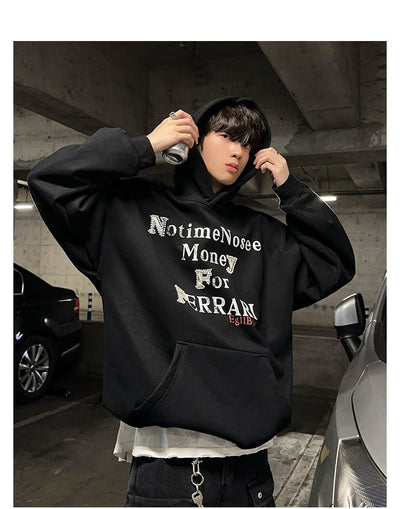 Letter print hoodie OR3888 - ORUN