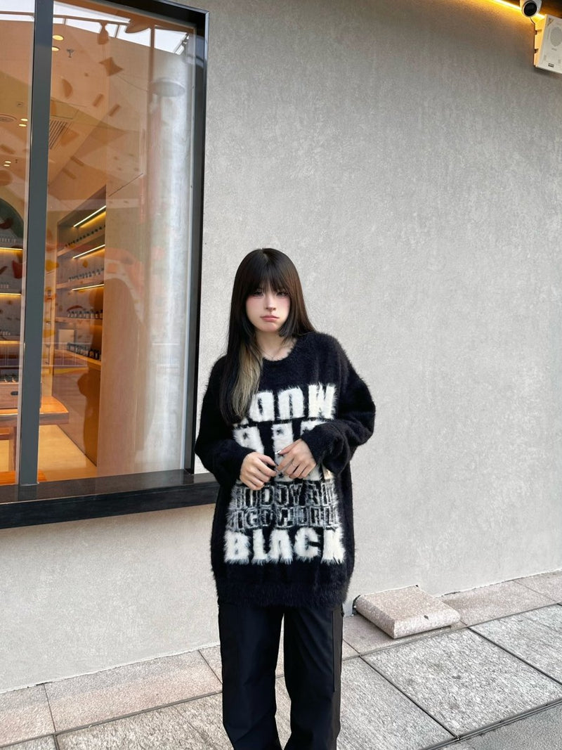 Logo boa knit sweater OR3535 - ORUN