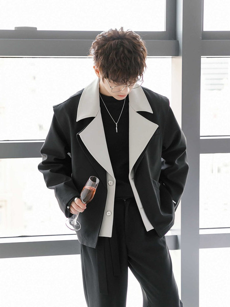 Monochrome casual jacket OR3564 - ORUN