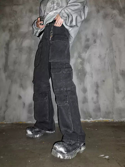 Multi - pocket cargo pants OR3695 - ORUN