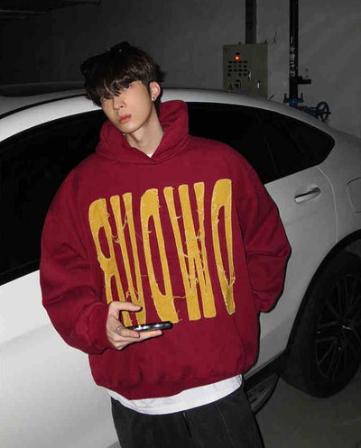 Oversized logo hoodie OR3719 - ORUN