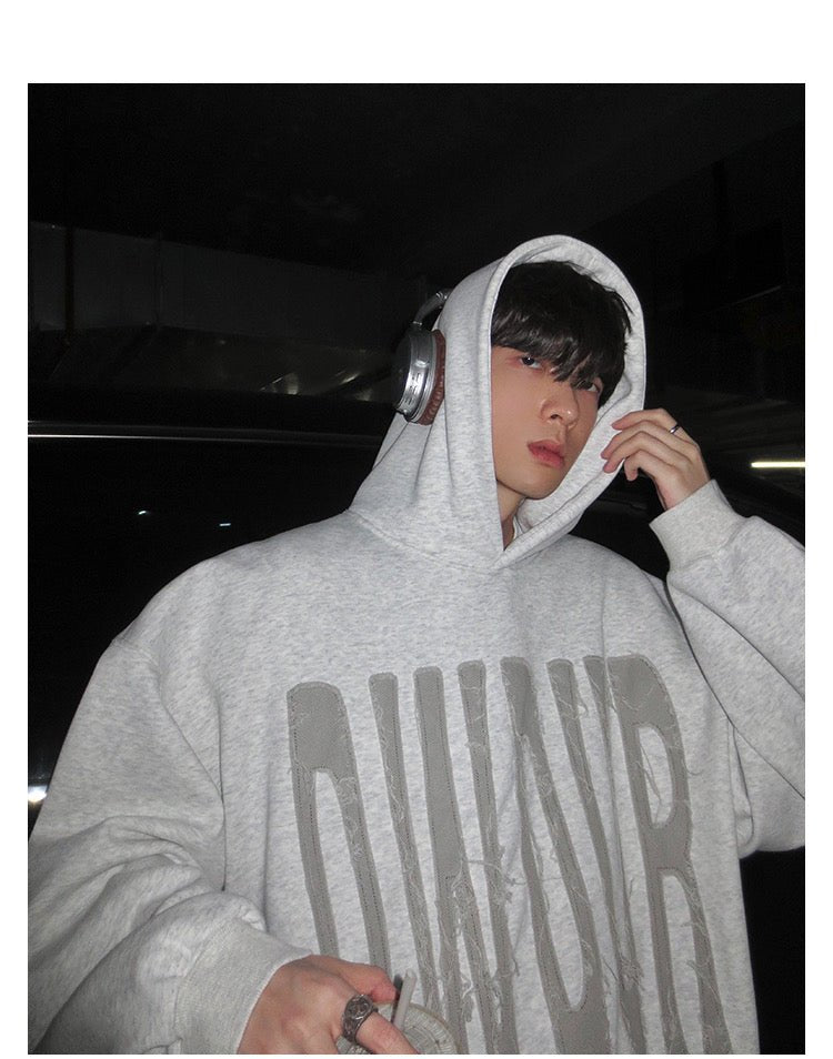 Oversized logo hoodie OR3719 - ORUN