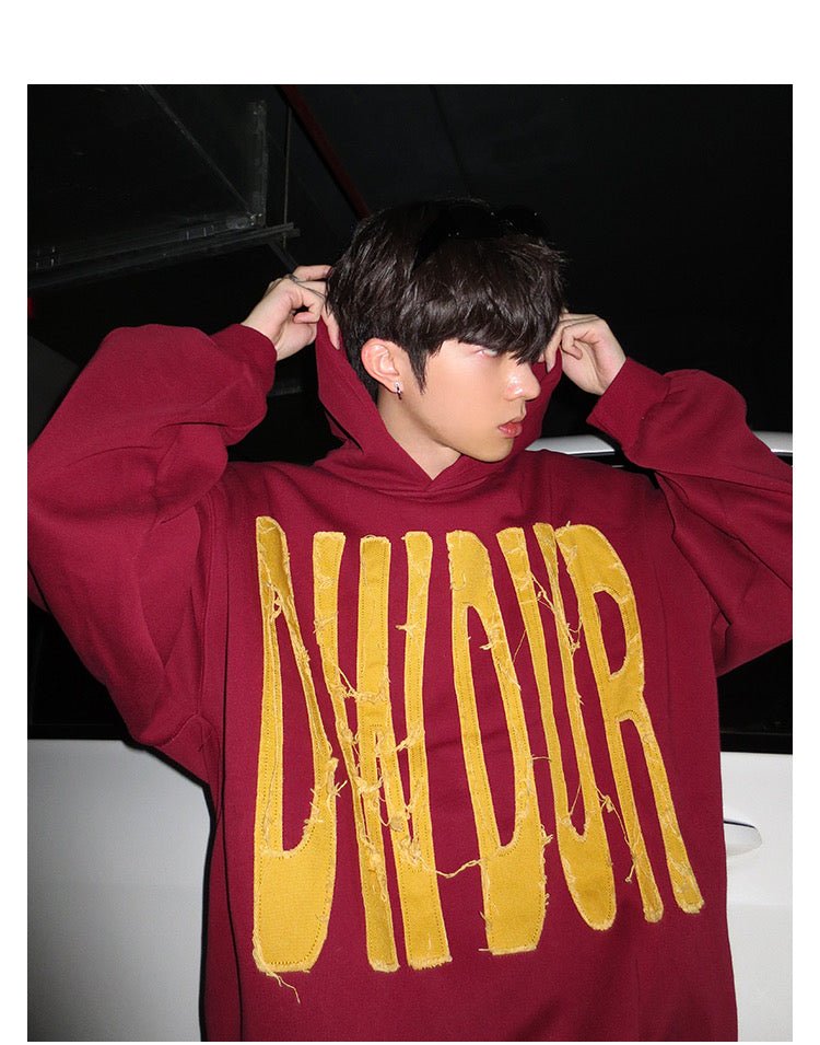 Oversized logo hoodie OR3719 - ORUN