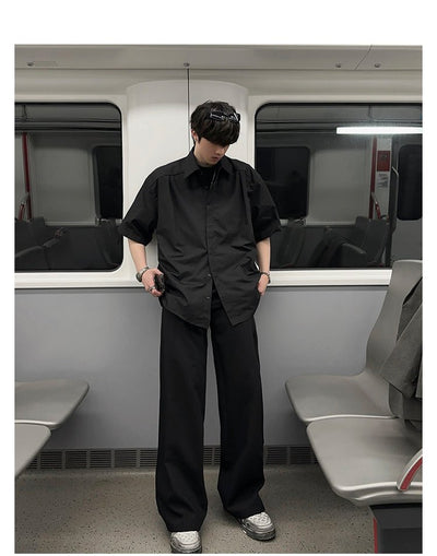 Oversized short sleeve shirt OR3069 - ORUN