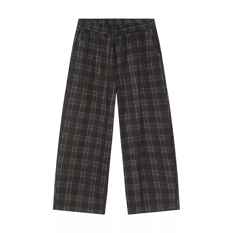 Plaid retro sweatpants OR4132 - ORUN