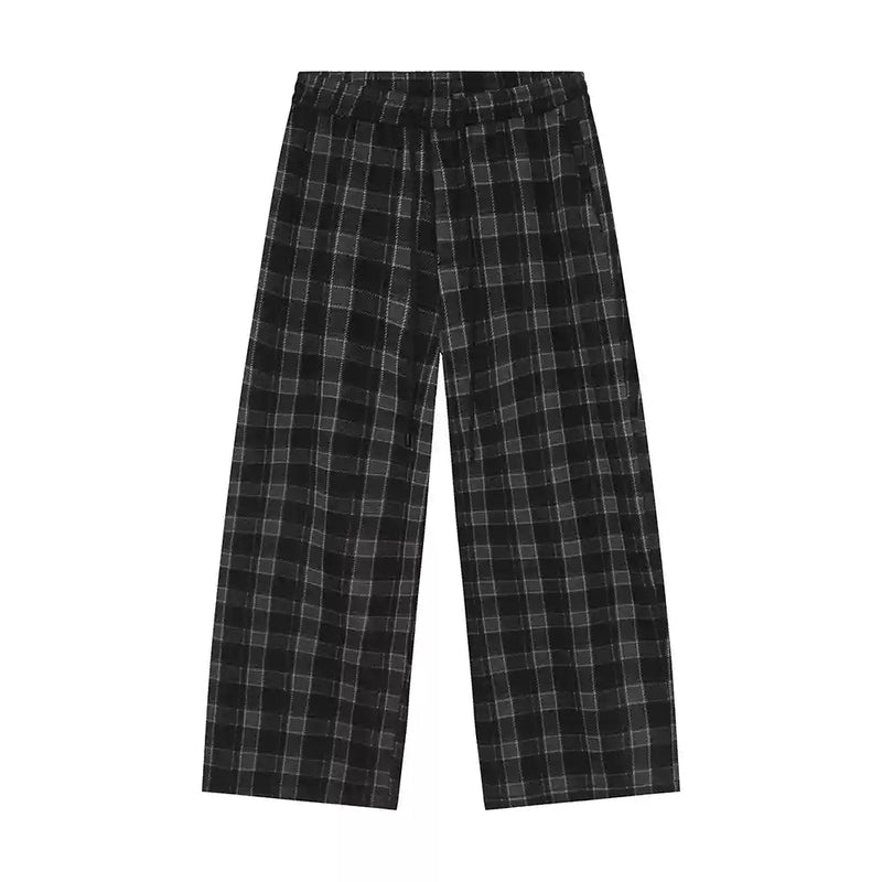 Plaid retro sweatpants OR4132 - ORUN