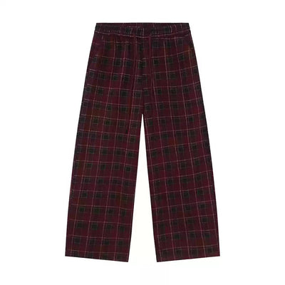 Plaid retro sweatpants OR4132 - ORUN