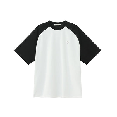 Round neck bicolor T-shirt OR2942 - ORUN