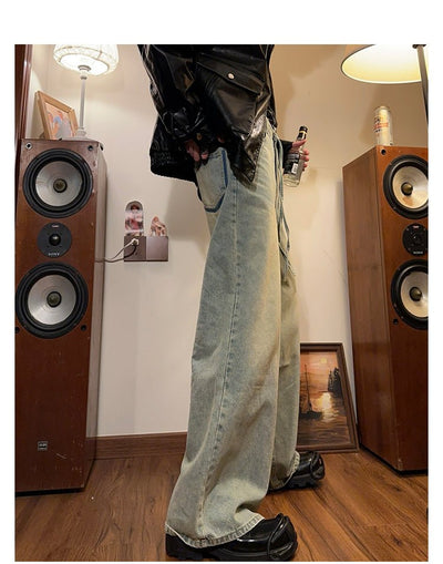 Straight denim pants OR3870 - ORUN