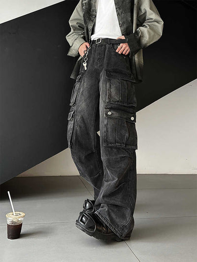 Street multi - pocket pants OR3554 - ORUN