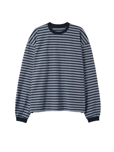 Striped long sleeve T - shirt OR3387 - ORUN