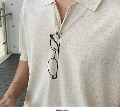 Summer knit polo shirt OR2985 - ORUN