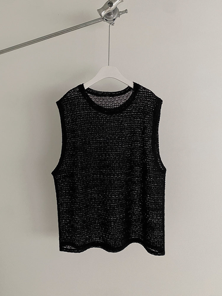 Summer knit vest OR3228 - ORUN