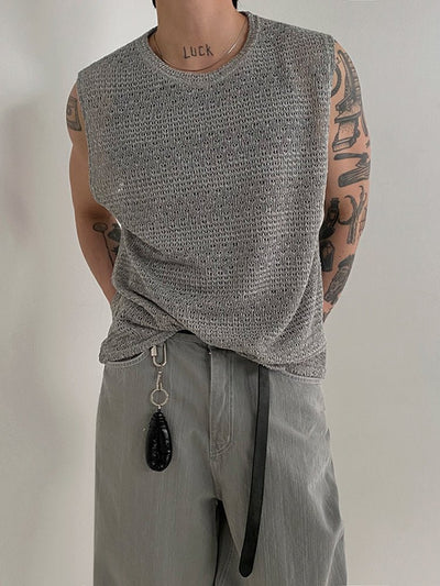 Summer knit vest OR3228 - ORUN