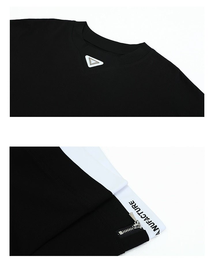 Triangle logo layered T-shirt OR2954 - ORUN