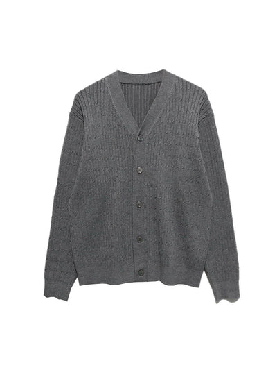 V - neck knit cardigan OR3454 - ORUN