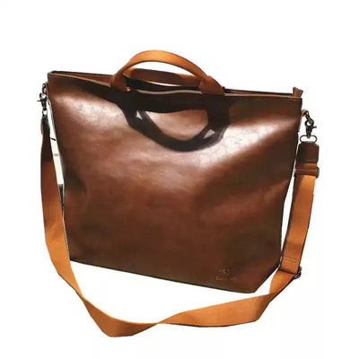 Versatile Leather Shoulder Bag with Handles OR3623 - ORUN