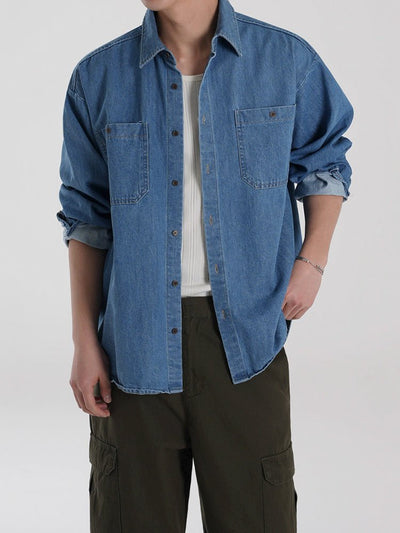 Washed denim jacket OR3374 - ORUN