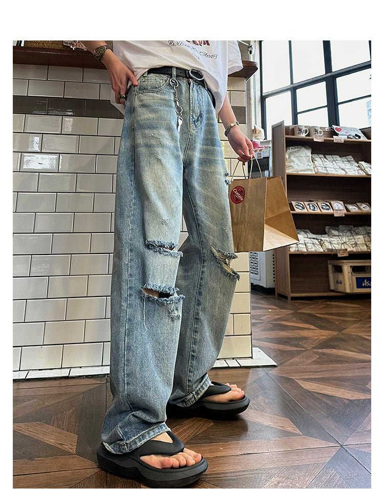 Washed denim jeans OR3169 - ORUN